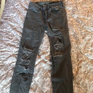 american eagle gray jeans